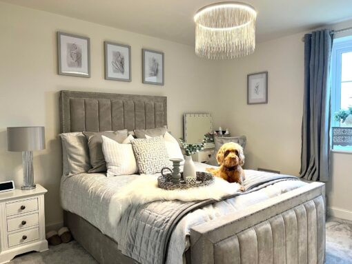 Strip Beaded Bed