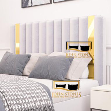 Milan Bed - White - Luxury Bedroom Furniture