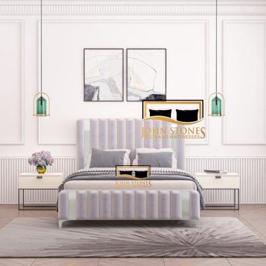 Milan Bed - White - Luxury Bedroom Furniture