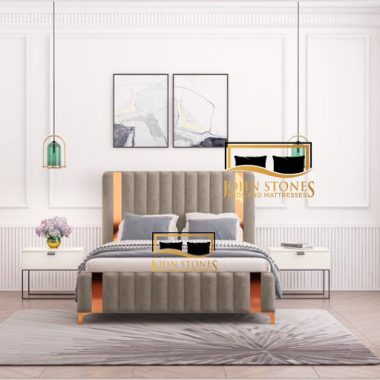Milan Bed - White - Luxury Bedroom Furniture
