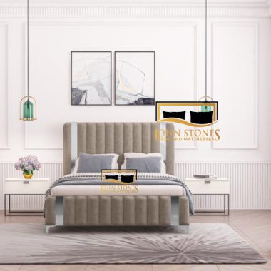 Milan Bed - White - Luxury Bedroom Furniture