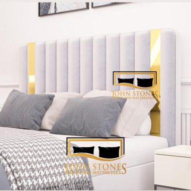 Milan Bed - White - Luxury Bedroom Furniture