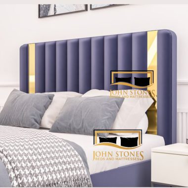 Milan Bed - Blue - Luxury Bedroom Furniture