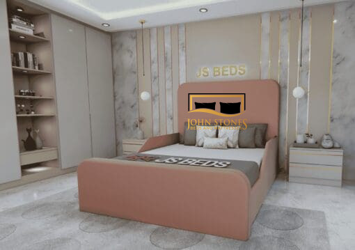 pink kids bed​