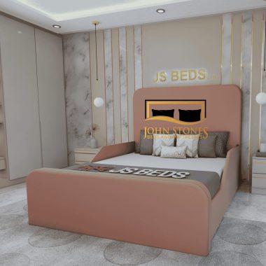 pink kids bed​