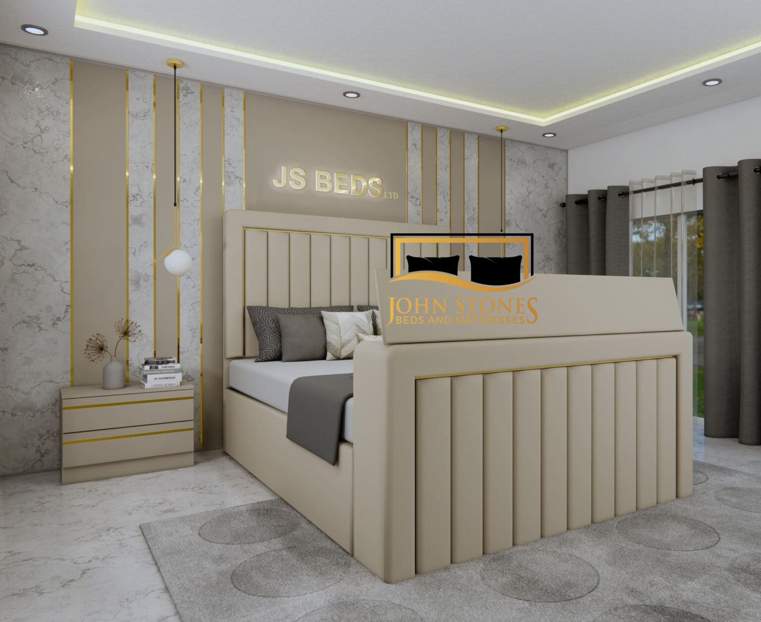 beds with tv built in