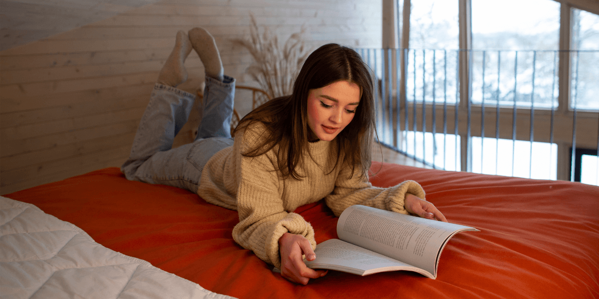 close-up-woman-reading-relaxing