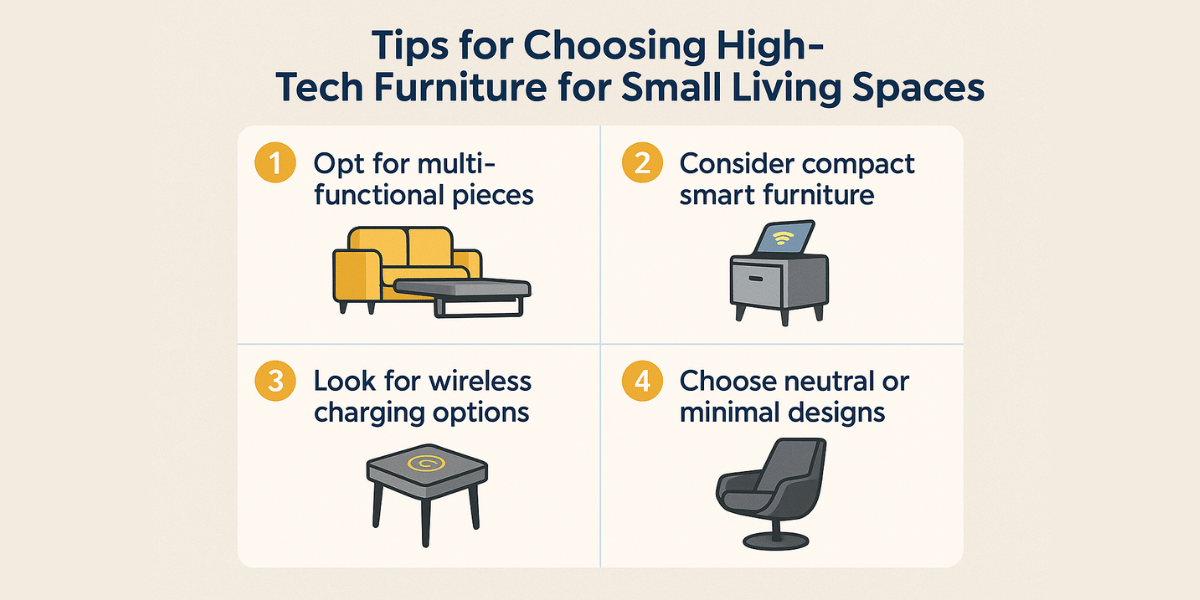 Tips for Choosing High-Tech Furniture for Small Living Spaces