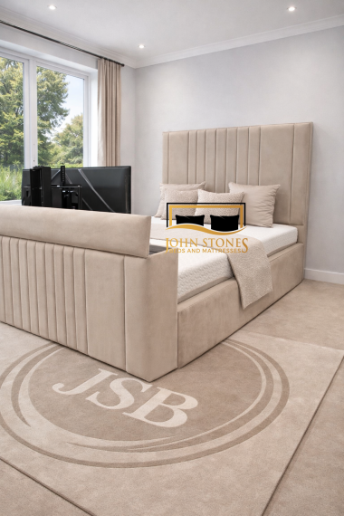luxury smart bed with tv